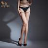 Collants Sexy pour Femmes 1D Fins Ouverts Grande Entrejambe Collants Hautement Élastiques Huileux Brillant Lustré Transparents Bas de Servante