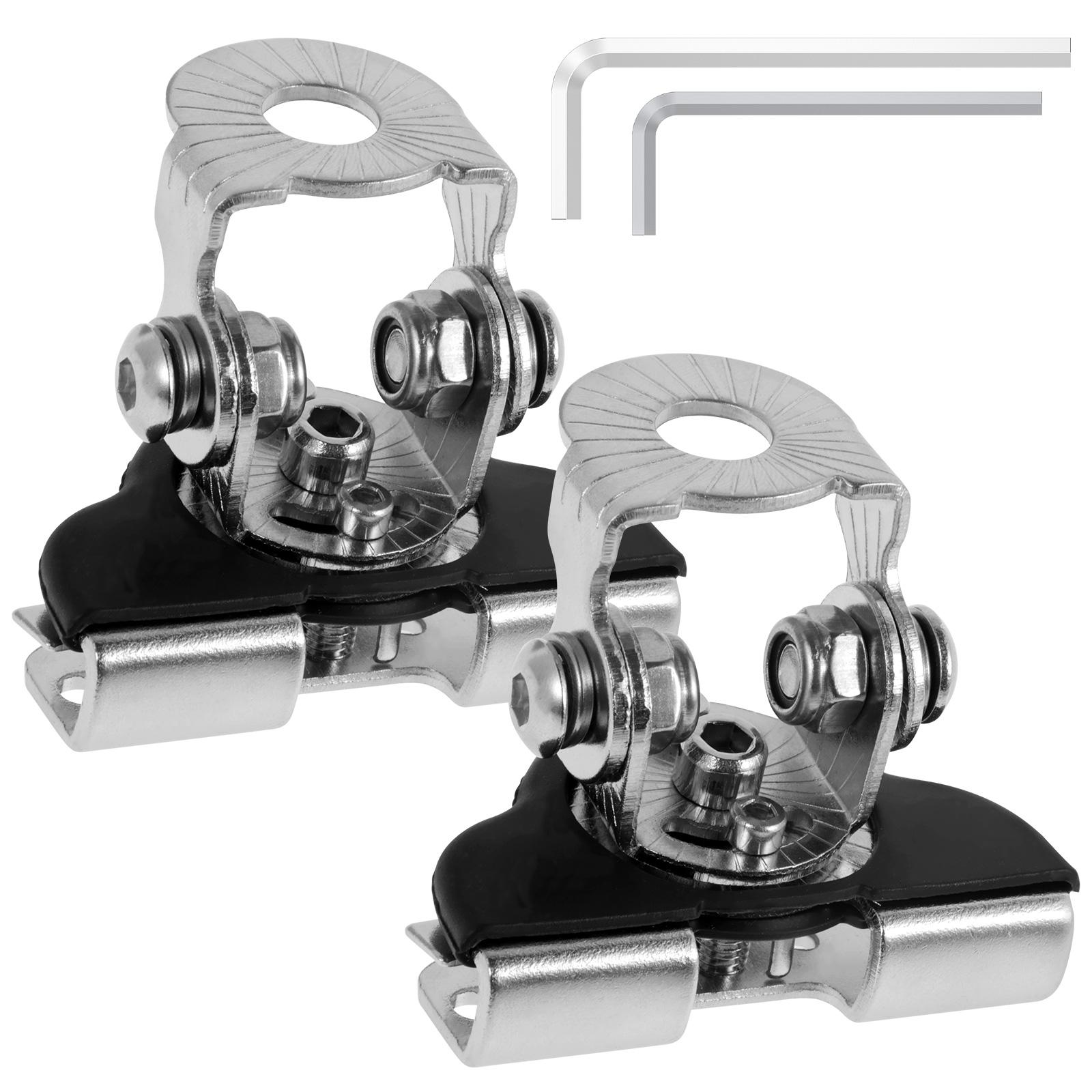 

Монтажный кронштейн для светодиодной балки, универсальный регулируемый зажим для крепления светодиодной рабочей фары для автомобиля, грузовика, внедорожника, без сверления, зажим для держателя рабочей фары серебряный