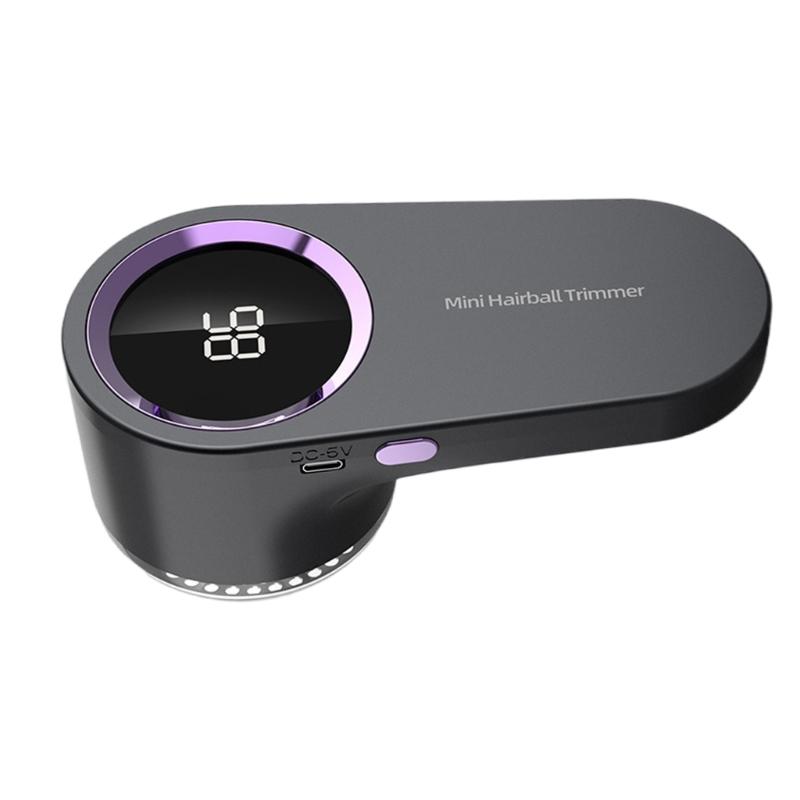 Fabric Grooming Tool with LED Display Electric Lints Removers for Clothing