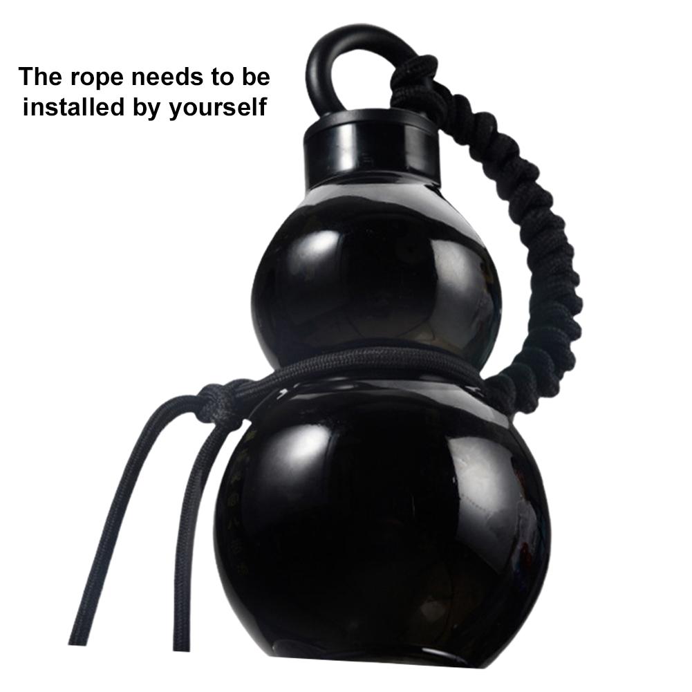 

800ml Gourd Water Bottle Chinese Retro-Inspired Wu Kong Water Kettle Large Capacity Drinking Gourd Bottle for Outdoor Sports 800ml чёрный