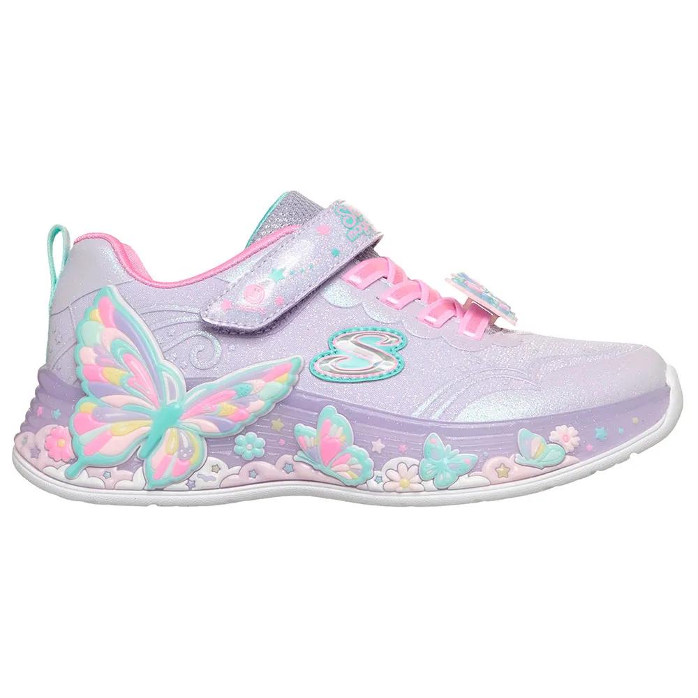 Skechers Butterfly Bliss sneakers cushioned insole purple