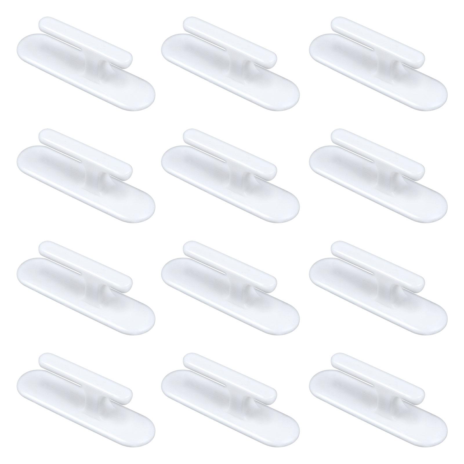 

12Pcs Cord Safety Blind Pull Cord Winder Window Cord Wrap Cleats Blind Cord білий