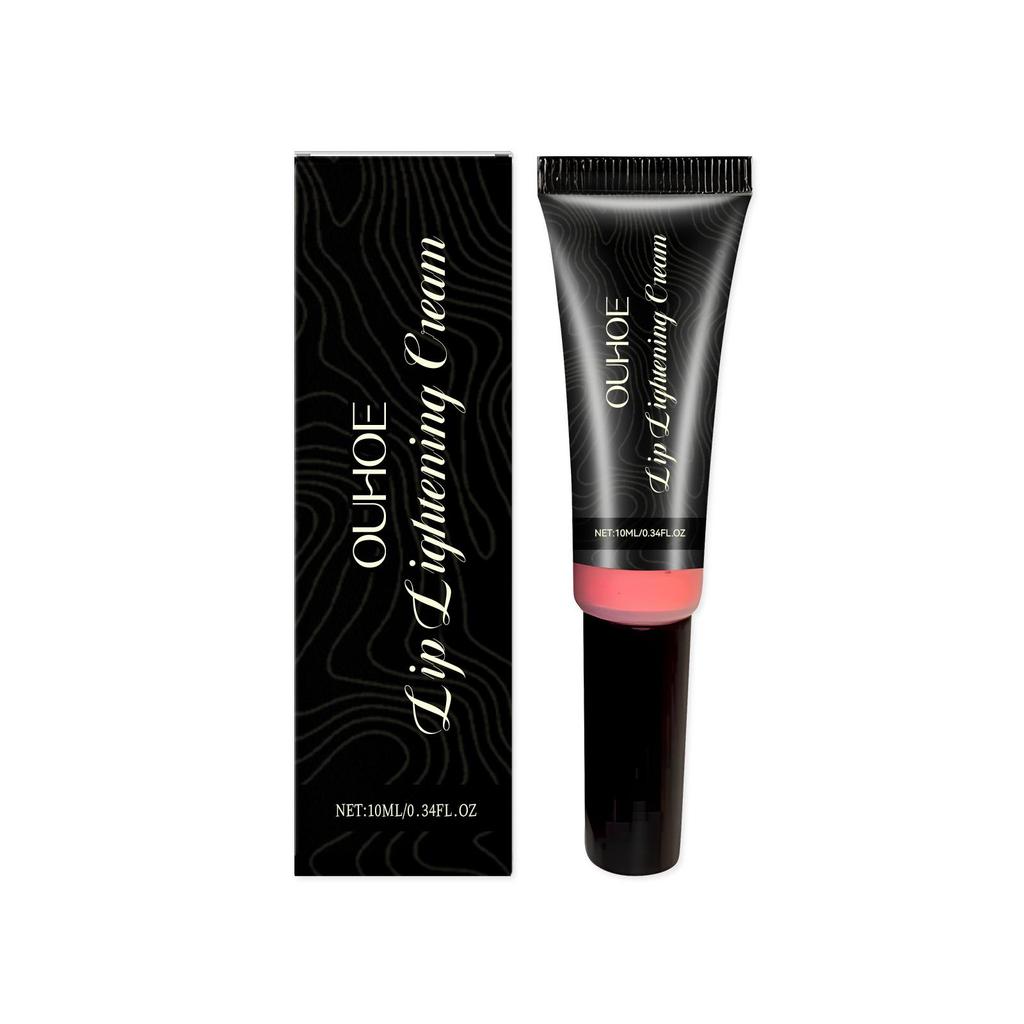 OUHOE Lip Brightening Balm 10ml Natural Ingredients for Long-lasting Hydration, Brightens Lip Color and Provides Antioxidant Protection