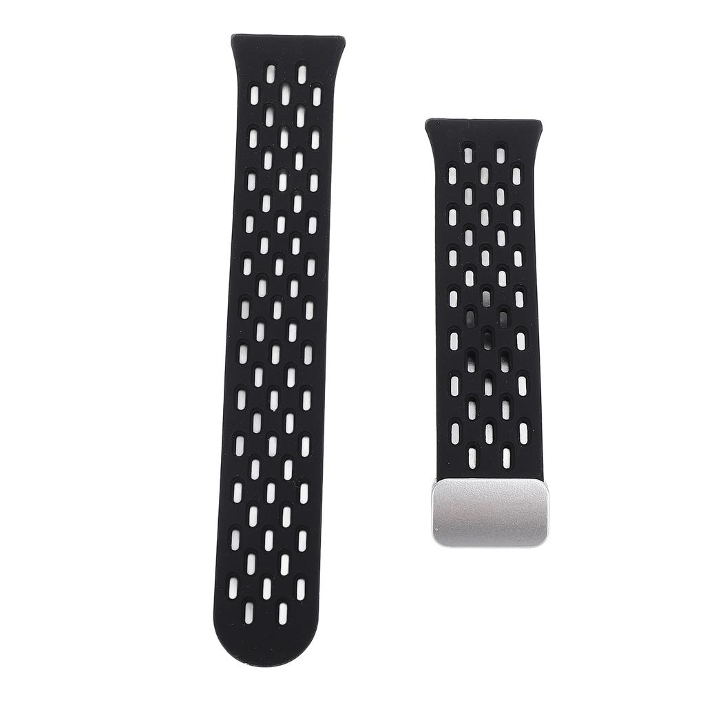 Watch Band Quick Release Silicone Lightweight Stylish Breathable Watch Strap for Galaxy Fit3 Black