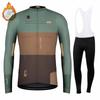 2025 Nový Gobikful - Pánský cyklistický oděvní set, Termovlna Dlouhý vlněný set a Dlouhé kalhoty pro venkovskou jízdu na horském kole