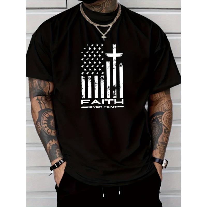 

Black short sleeve men s T-shirt S