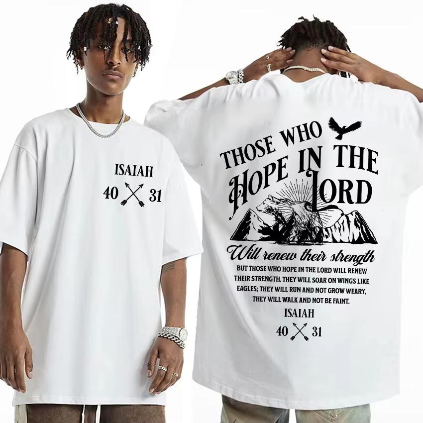 2025 Living Proof of A Loving God Letters Print T Shirts Women's Inspirational Christian Apparel T Shirt Men Oversized T-shirt