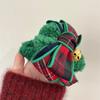 1 Pcs Christmas Creative Gifts Bell Bow Plush Grip Clip Autumn And Winter Large Shark Fashion Headwear Accessories Women Gifts