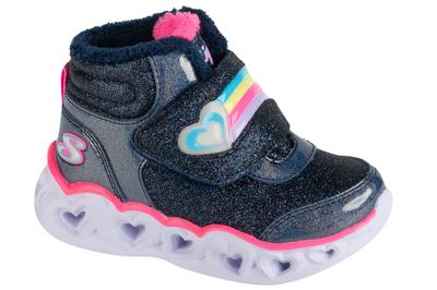 Heart Lights - Brilliant Rainbow, für Mädchen marineblaue Winterstiefel