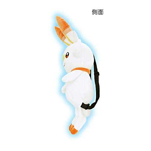 Unic Pokemon Plush Backpack Scorbunny [170852] Size: Approx. 28.5cm H X 65.5cm W X 18cm D