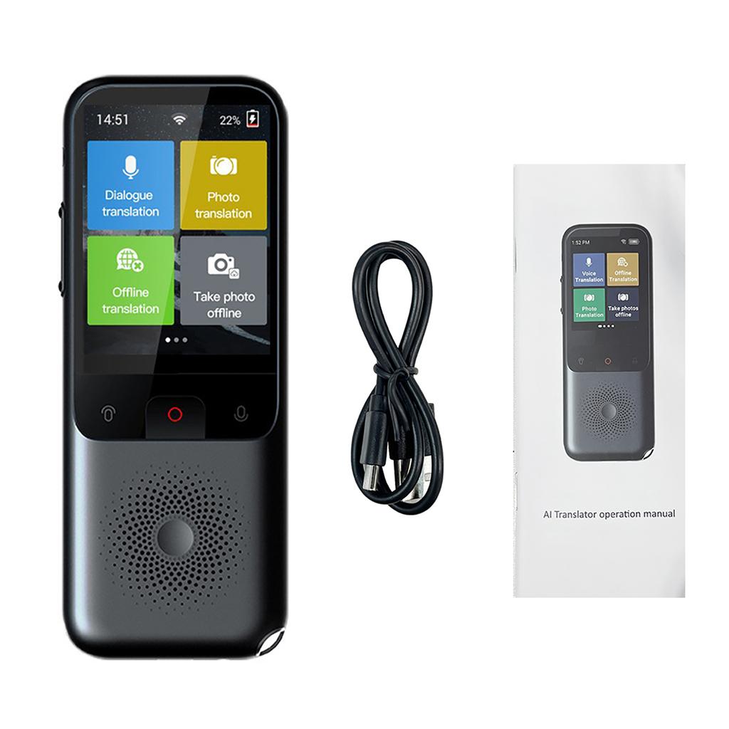 Portable Language Translator Device 138 Languages Online Translation 17 Languages Offline Translation Support Voice