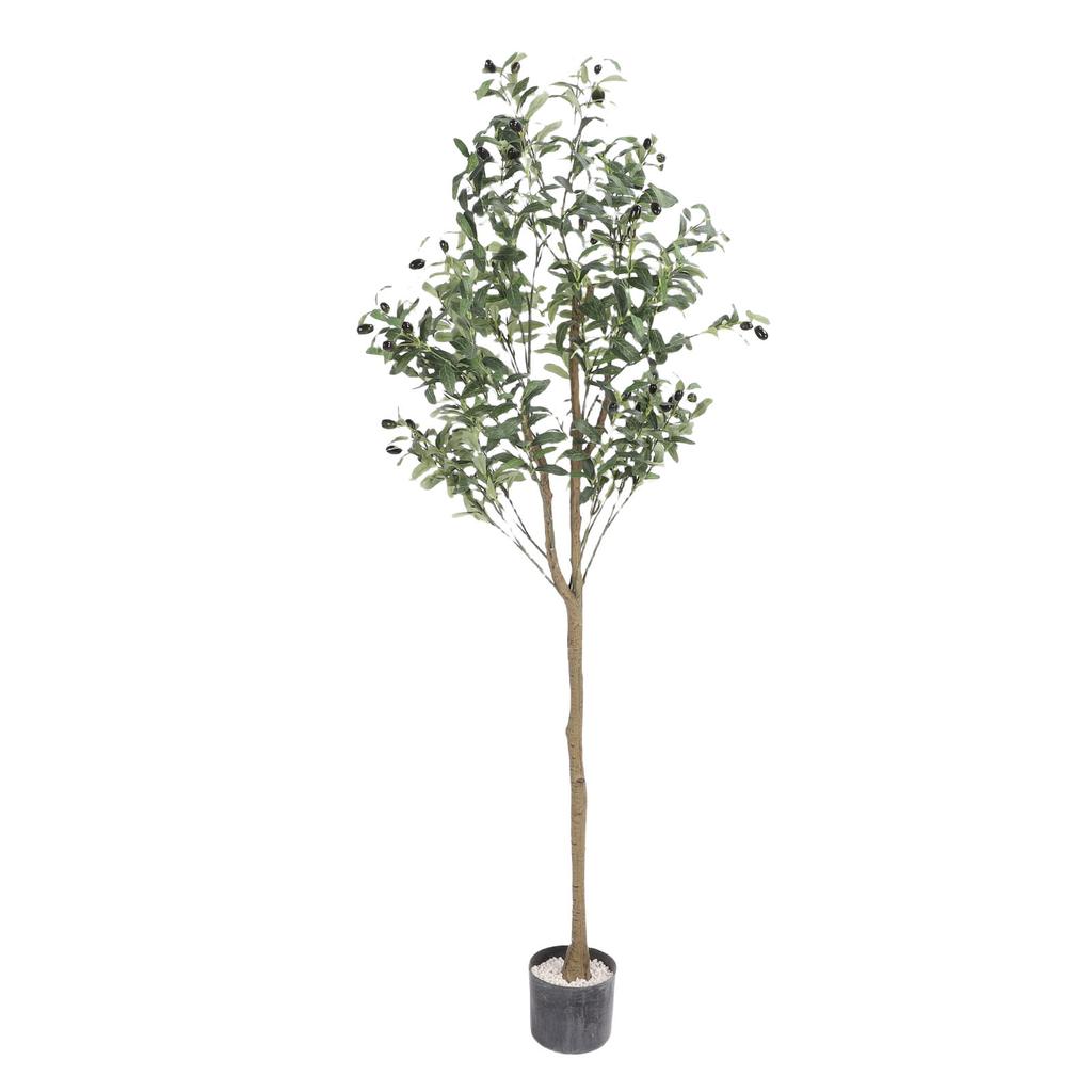 Artificial Tree Tall ABS PU Simulated Olive Tree for Swimming Pool Party Seaside Courtyard Interior Decoration 150cm