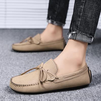 Nuove scarpe Doudou taglia scamosciato microfibra quattro stagioni giovani scarpe da guida britanniche