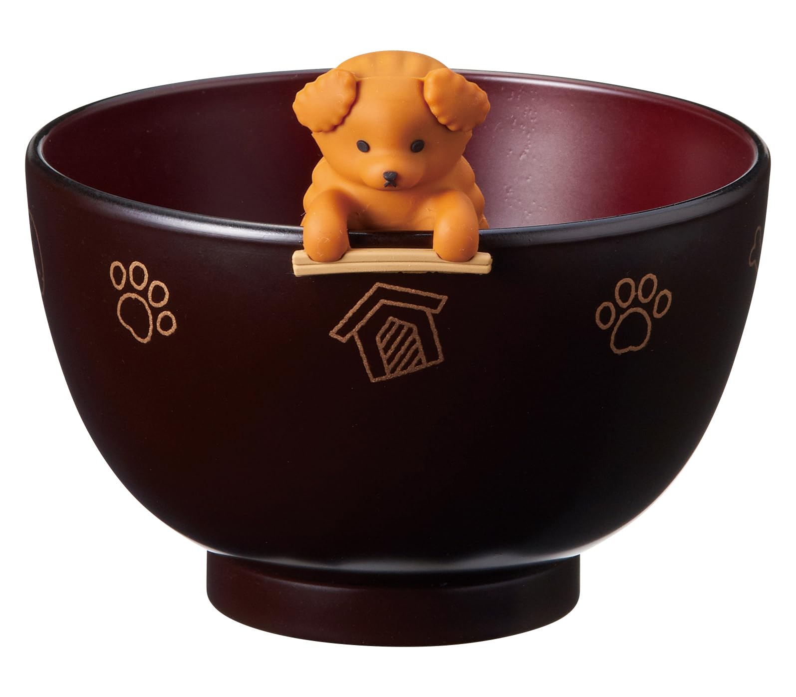 Ishida Silicone Chopstick Rest Soup Bowl Shiruwan Poodle Microwave safe Dishwasher-safe Set, [67803]