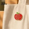 Suit Decoration Pin Brooch Pin, Enamel Teacher-Themed Fruit Shape Lapel Outfit Badge Lightweight for Teachers Day Graduation Gift