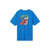 Nike Sportswear Shoe Printing Sports Round Neck Short Sleeve Blue Men's DD1261-435
