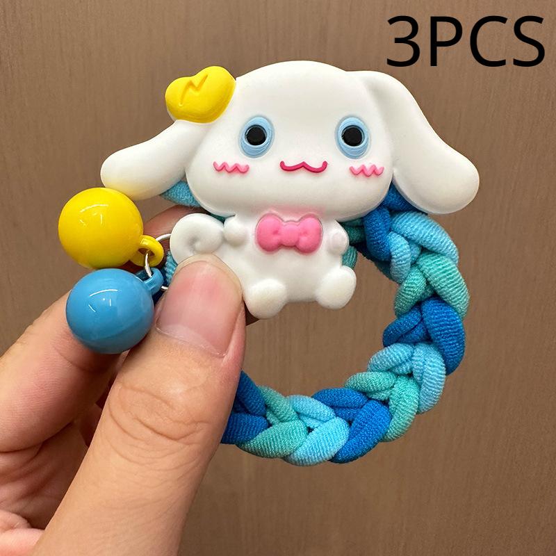 Cute Animal Scrunchies For Hair Accessories Elastic Soft Ponytail Holder Hair Ties Ropes for Teens Girls Women Birthday Gift
