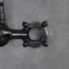 Black Wall-mounted Tap YORK 2 Low