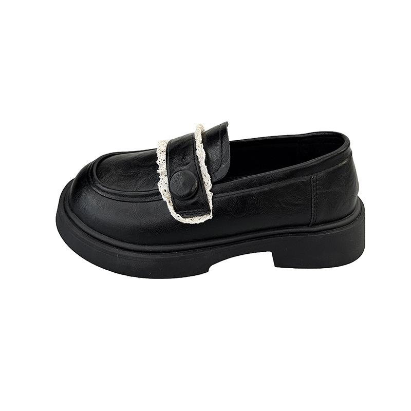 

British style flat bottom women s spring and autumn new season women s shoes with single shoes women with skirts and small leather shoes women 35