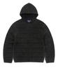 Thisisneverthat Crochet Knit Zip Hoodie Washed Black