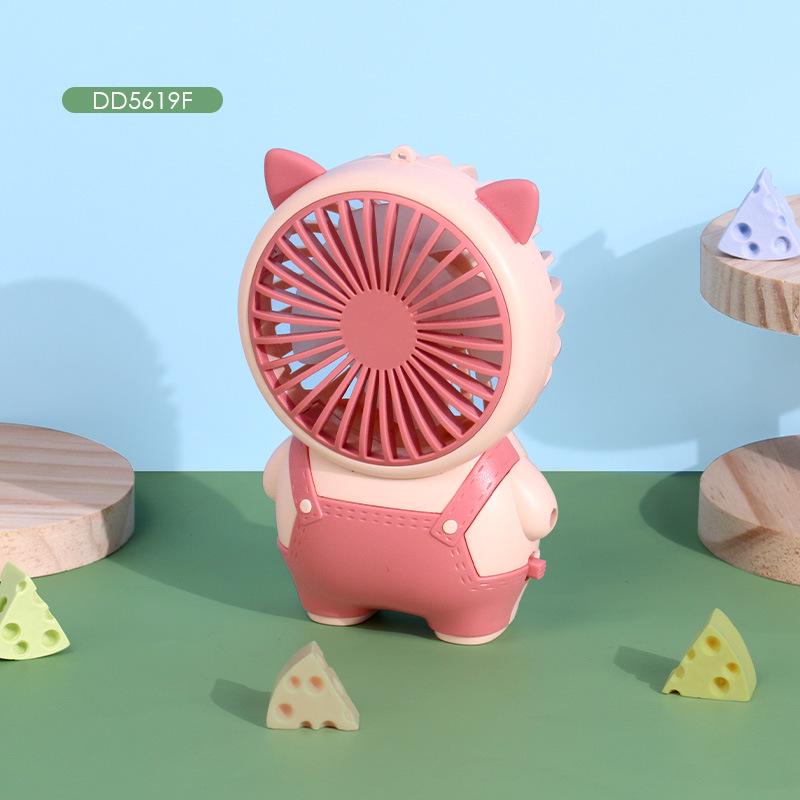 Portable Rechargeable Cartoon Handheld Fan for Students and Children