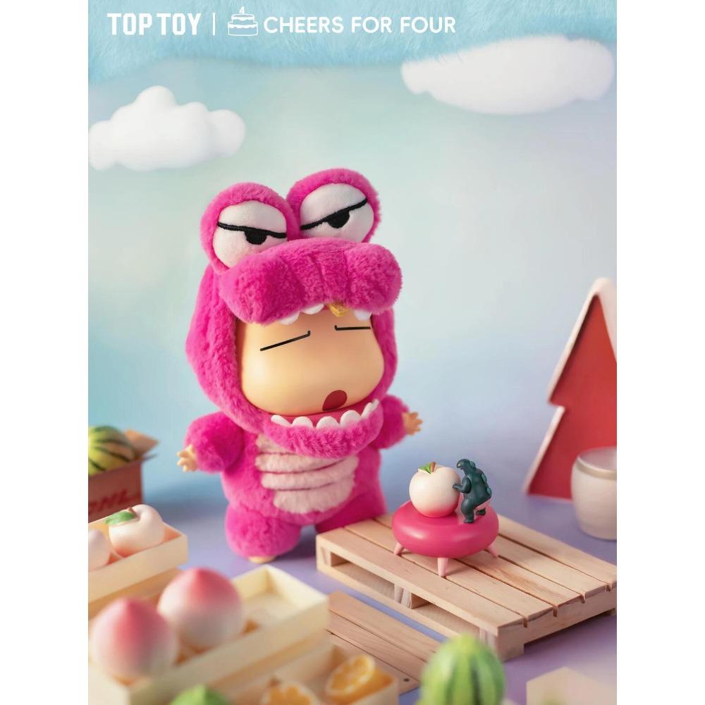 Toptoy CrayonShin-Chan Blind Box Kostümparty Serie Vinylpuppe Anime Actionfigur Mystery Box Kawaii Sammlung Modell Spielzeug Geschenk