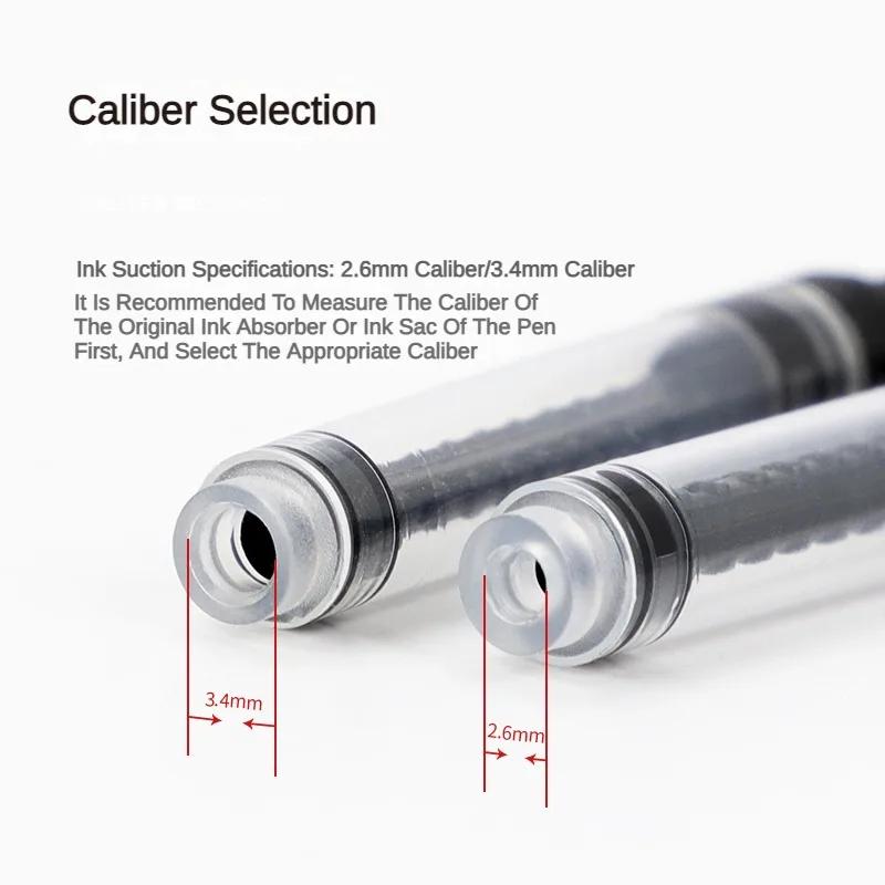 1/3/5Pcs JINHAO Ink Converters for Fountain Pen Screw Type 3.4mm/2.6mm Caliber Ink Absorption School Ink Supplies Stationery