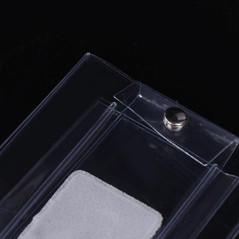 1Pc Transparent Plastic Pvc Jewelry Snap Packaging Bags Necklace Bracelet Dustproof Oxidation Watch Gift Storage Pouch