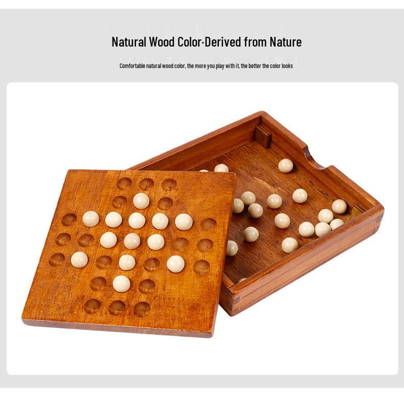 Wooden Children's Classic Diamond Chess Puzzle for Early Education