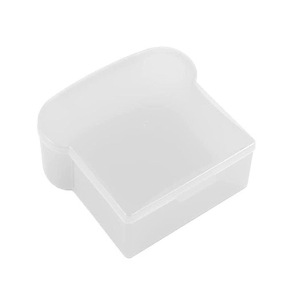 Reusable Sandwich Case Plastic Sandwich Packaging Box Toast Shape Sandwich Storage Box Picnic