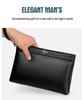 Men's Clutch Handbag - Trendy Underarm Envelope Bag & Mobile Phone Holder