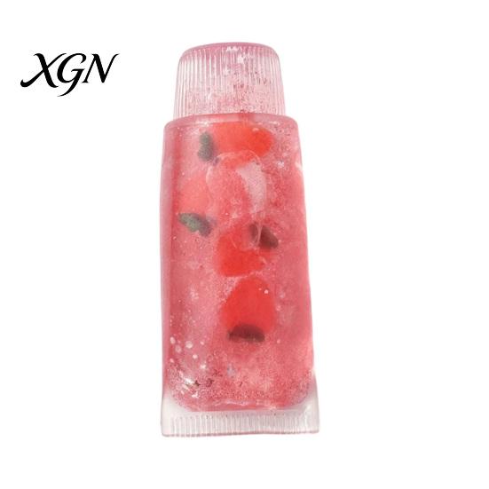 Simulated Toothpaste Tube Toy Stress Relief Toy, Strawberry Blueberry Lemon Clover Reliever Squeeze Anxiety Relieving Clear Fidget