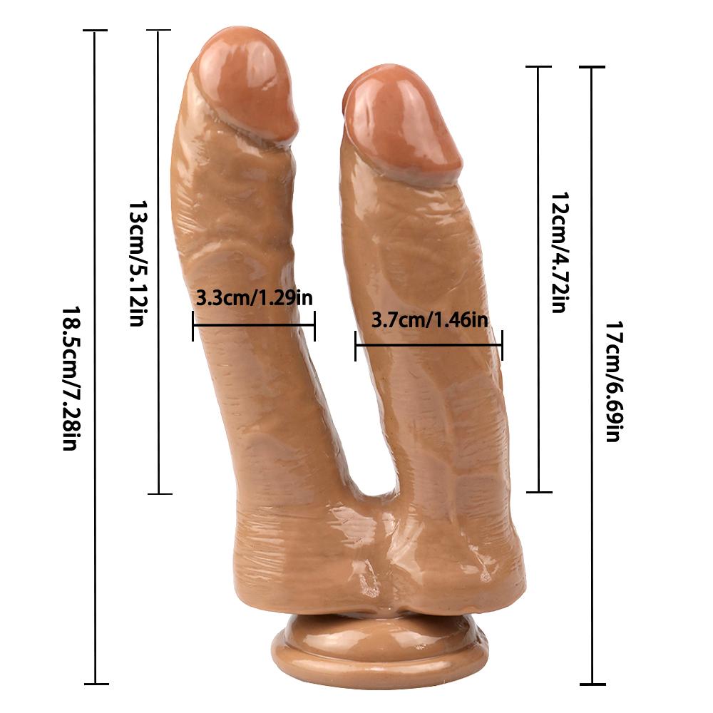 MoDi Dildo Double Penetration Anal Dildos Men Women Adult Sex Products