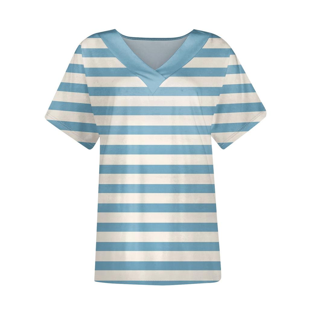 T Shirts Short Sleeve V Neck Tees Womens Fashion Tops Trendy Lightweight Soft Casual Summer Outfits