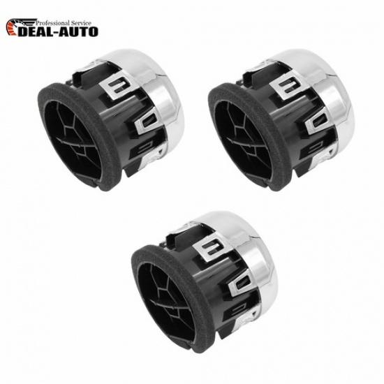 FR3Z-19893-AE Pack Of 3 Center Dashboard A/C Air Vent For Ford Mustang 2015-