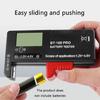 Easy To Use Battery Voltage Detectors Measurement Tool for Electronic Enthusiasts and Technicians with Clear LCD Screen