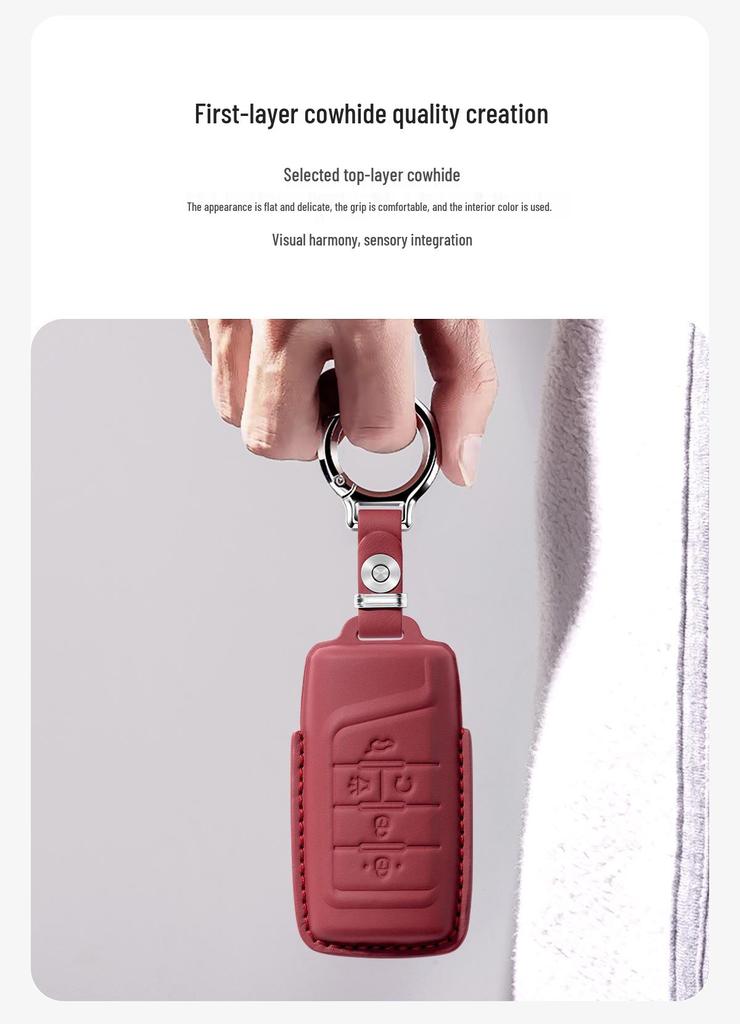 GAC Trumpchi M6 Pro/GS Series Cowhide Key Case