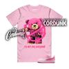 Court Borough Low Recraft Pink Foam Hyper Pink Triple GS T Shirt Match NOT