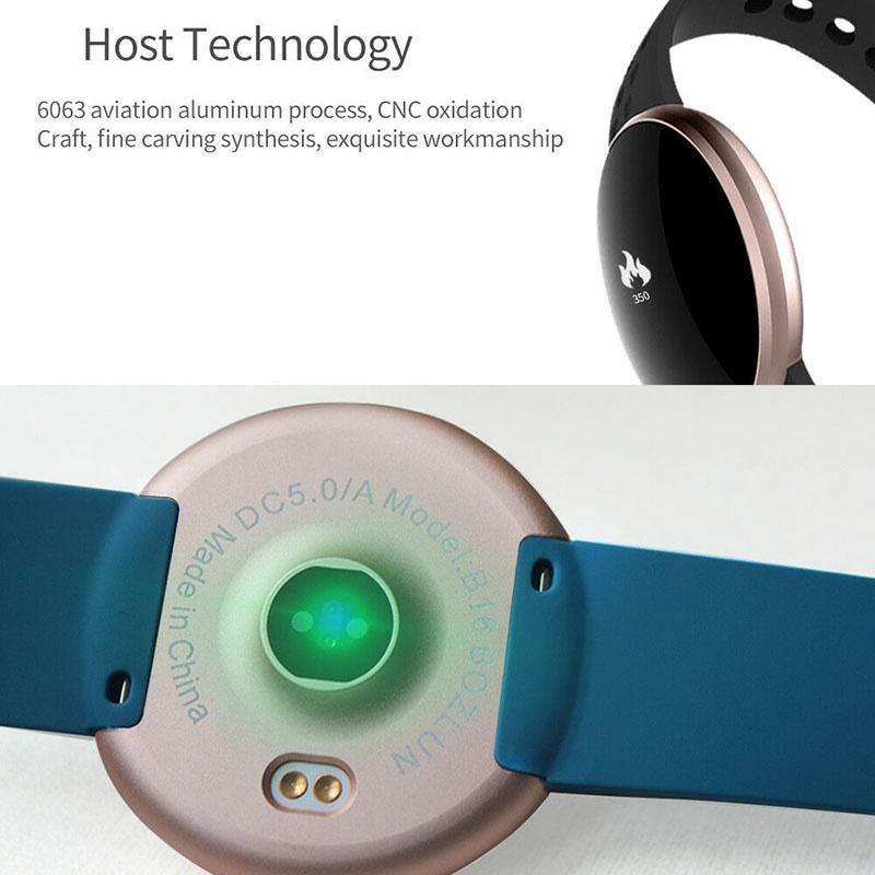 Fashion Bluetooth Womens Smart Watch Fitness Tracker For Iphone Andriod