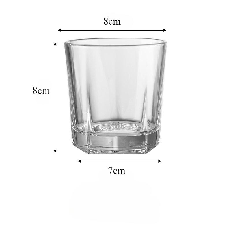 European Whiskey Glass for Home Beer Glass Old Fashioned Rocks Glasses Tumblers Glassware for Cocktail Scotch Gin Voldka Brandy