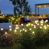 6/10 LED Solar Garden Lights Powered Firefly Lights Outdoor Garden Decoration Landscape Lights Firework Firefly Lawn Lamps