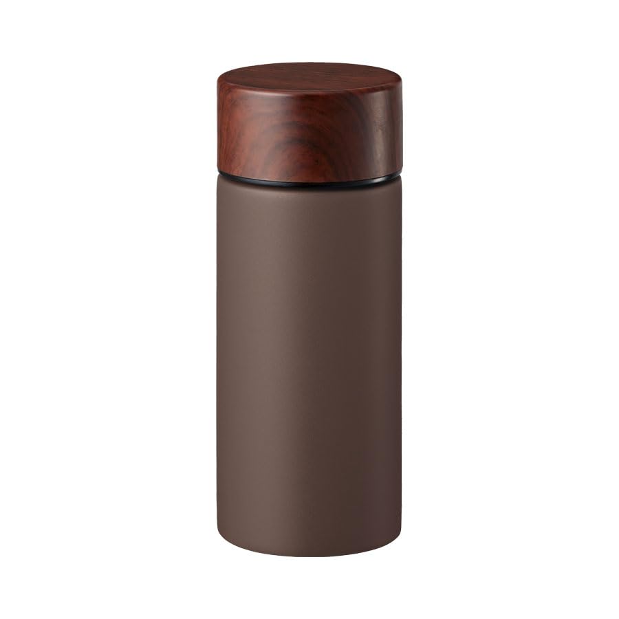 MOTTERU Coffee Drip Thermos Bottle 300ml (Brown)  Thermos Stainless Steel Bottle for Hot Coffee, Double-Layered Vacuum Wall, Insulated for Hot and