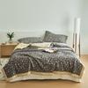100% Cotton Animal Botanical Print Summer Comforter Comfortable Soft Breathable and Lightweight Quilted and Machine Washable