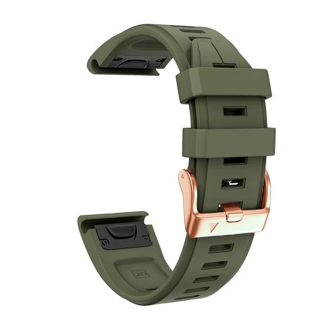 Quickfit 20mm Damen Silikonarmband für Garmin Mk3 Mk3i 43mm Fenix 8 43mm/7S 7SPro/Fenix6S 6SPro/Fenix 5S Plus Instinct 2S E 40mm