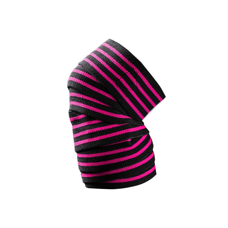 1pc Leg Knee Compression Wraps Gym Weight Lifting Squat Training Knee Protection Bandage Elastic Anti-Slip Sports Knee Brace