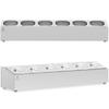 Displayständer für Catering-Behälter 6 x GN 1/6 11,4 l + Behälter mit Deckeln