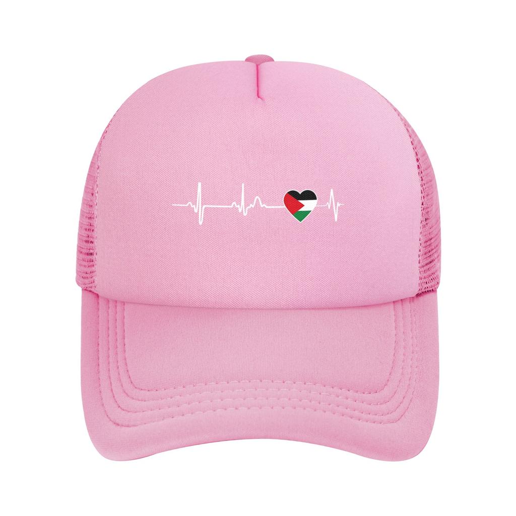 Heart Beat Palestine Palestinian Flag Casquette Women Unisex Outdoor Hats Adjustable Sun Cap New Baseball Caps