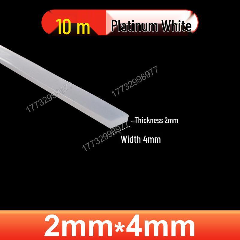 High-Temperature Resistant Transparent Silicone Rubber Sealing Strip