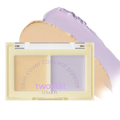 Two Edit By Luna Skin Cover Conceal Palette (02 Tone Correcting Light)