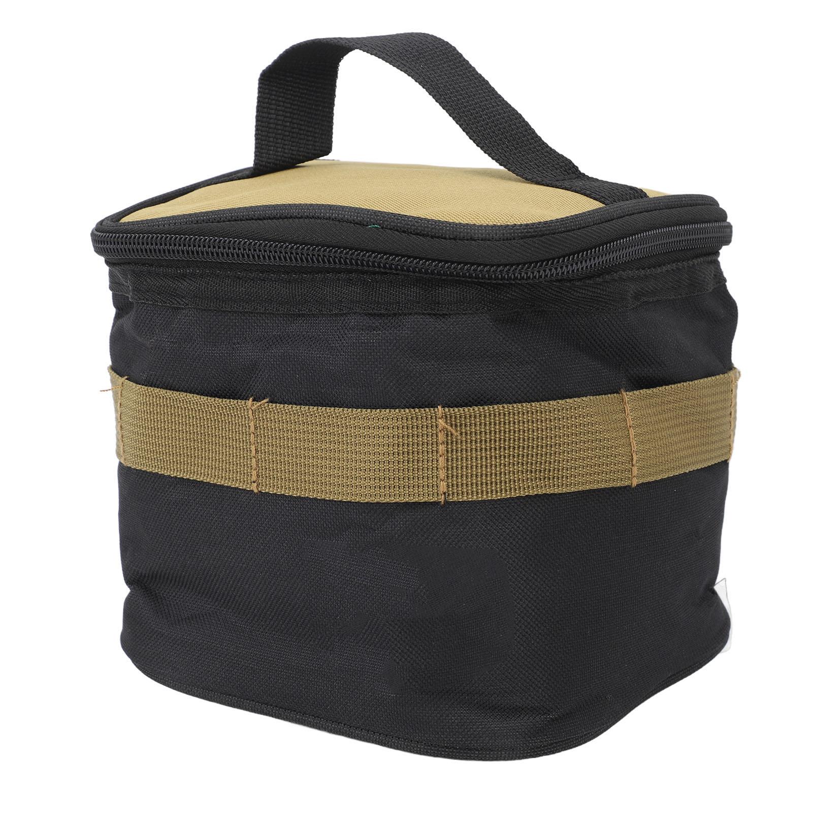 

Spice Jars Storage Bag Large Capacity Stylish Look Lightweight Portable Oil Bottle Storage Bag for Picnics Traveling